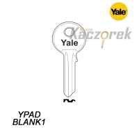 Mieszkaniowy 095 - klucz surowy mosiężny - Yale YPADBLANK 1